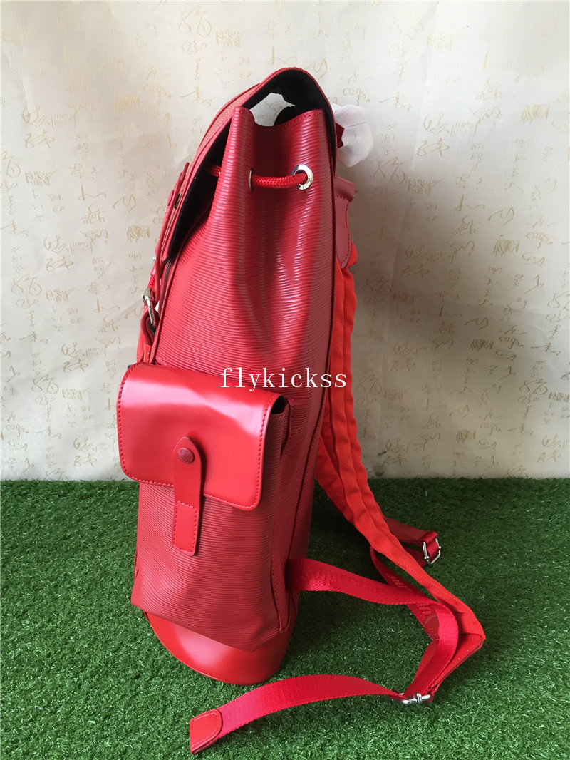 LVS Supreme Leather Red Blackpack